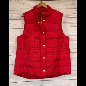 Charter club red vest NWT